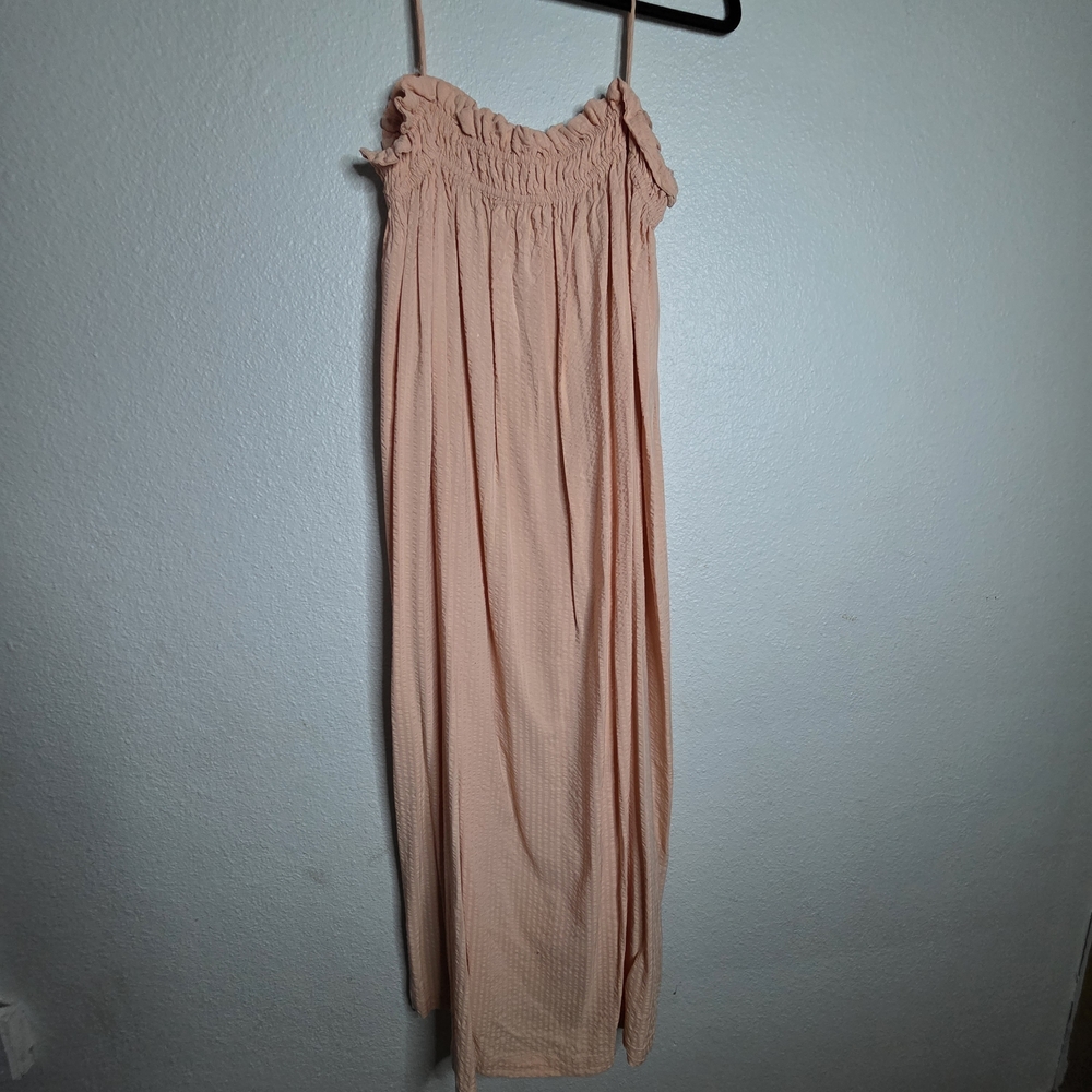 Peach Maxi Dress